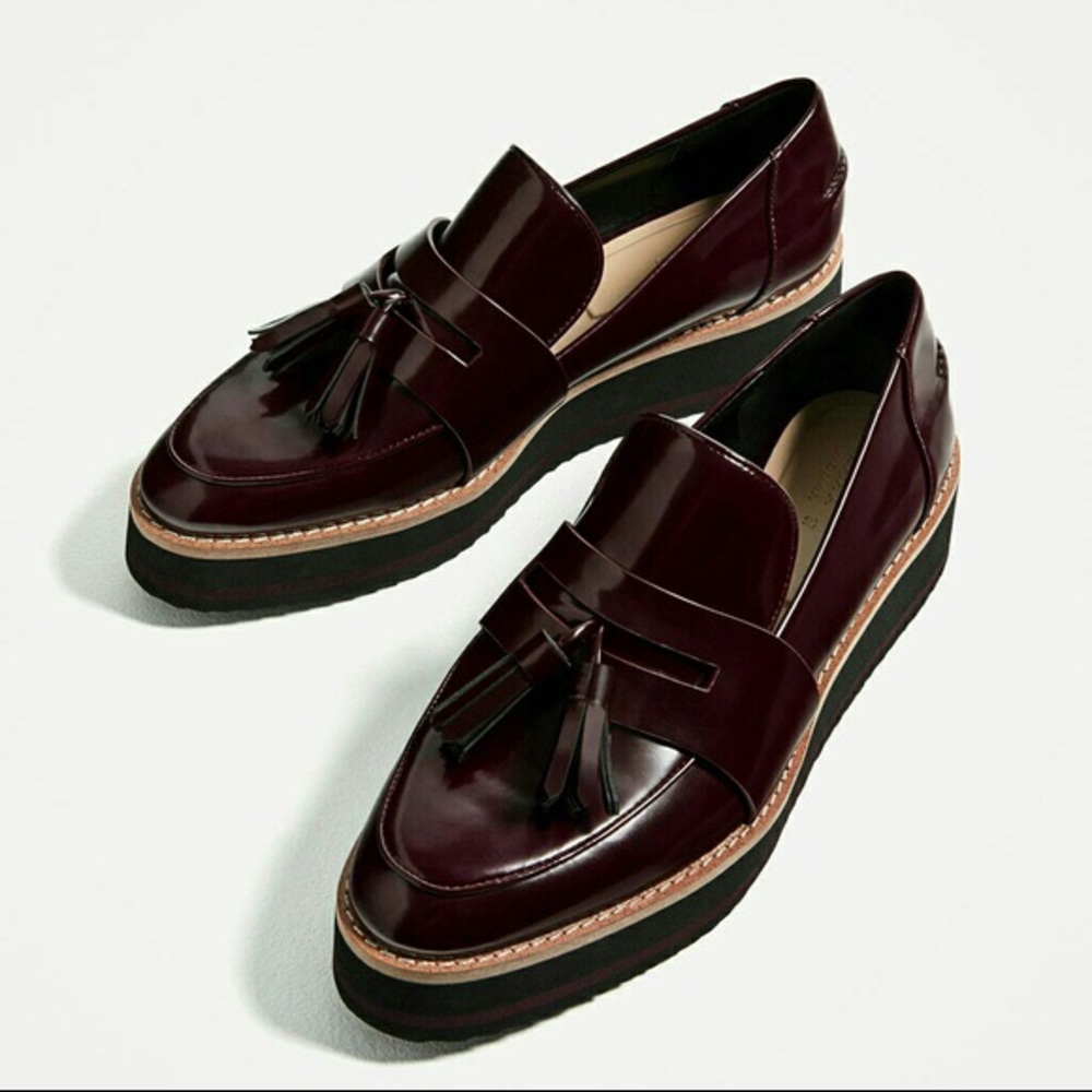 Zara Platform Loafers